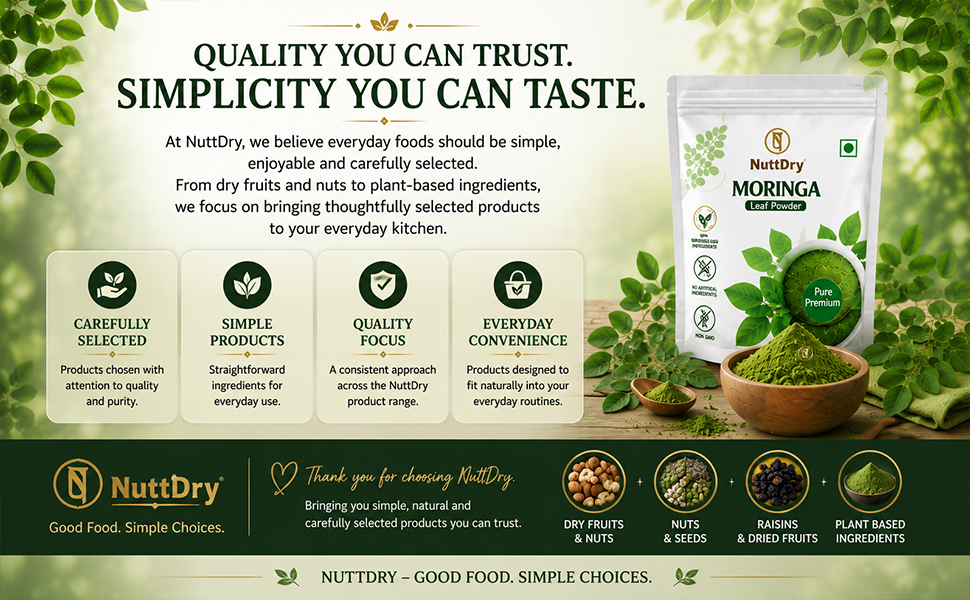 100% Pure Moringa Leaf Powder (200g)