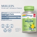 Solaray Mullein Leaf 330 mg - Soothing Herbal Support - Mullein Capsules Traditionally Used to Support Health and Wellness - Vegan, Non-GMO, Lab Verified, 60-Day Guarantee, 200 Servings, 200 VegCaps 3