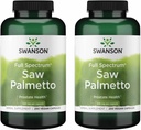 Swanson Saw Palmetto - Herbal Supplement Promoting Male Prostate Health Support - Natural Hair Supplement & Urinary Health Support (540 mg 250 Capsules) (2 Pack) 2