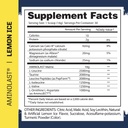 Gaspari Nutrition Aminolast, Recovery and Endurance BCAA Superfuel, 2:1:1 Amino Acid Ratio, Fueled with Electrolytes (30 Servings, Lemon Ice) 3