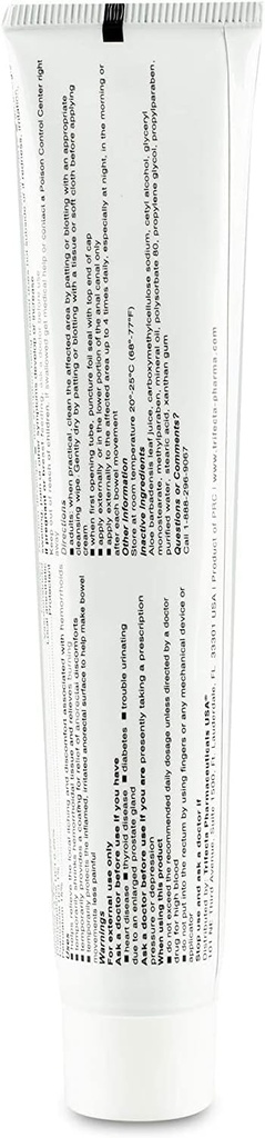 Globe Hemorrhoidal Cream, Phenylephrine HCl, Pramoxine with Aloe, Relief from Burning, Itching and Discomfort of Hemorrhoids, 1.8 Ounces 4