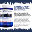 Gaspari Nutrition Aminolast, Recovery and Endurance BCAA Superfuel, 2:1:1 Amino Acid Ratio, Fueled with Electrolytes (30 Servings, Lemon Ice) 4