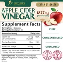 Apple Cider Vinegar Capsules 1877mg - Extra Strength Detox & Cleanse with Vitamin D & Zinc - Premium ACV Pills with Joint Natural Digestion & Immune Support - Vegetarian Supplement - 60 Capsules 3