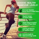 Liquid Magnesium Supplement, Organic 5-in-1 Magnesium Complex Drops 丨 Glycinate, Taurate, Oxide, Malate, Citrate w/L-Theanine, Ashwagandha for Cortisol, Sleep*, Stress, Muscle, 5