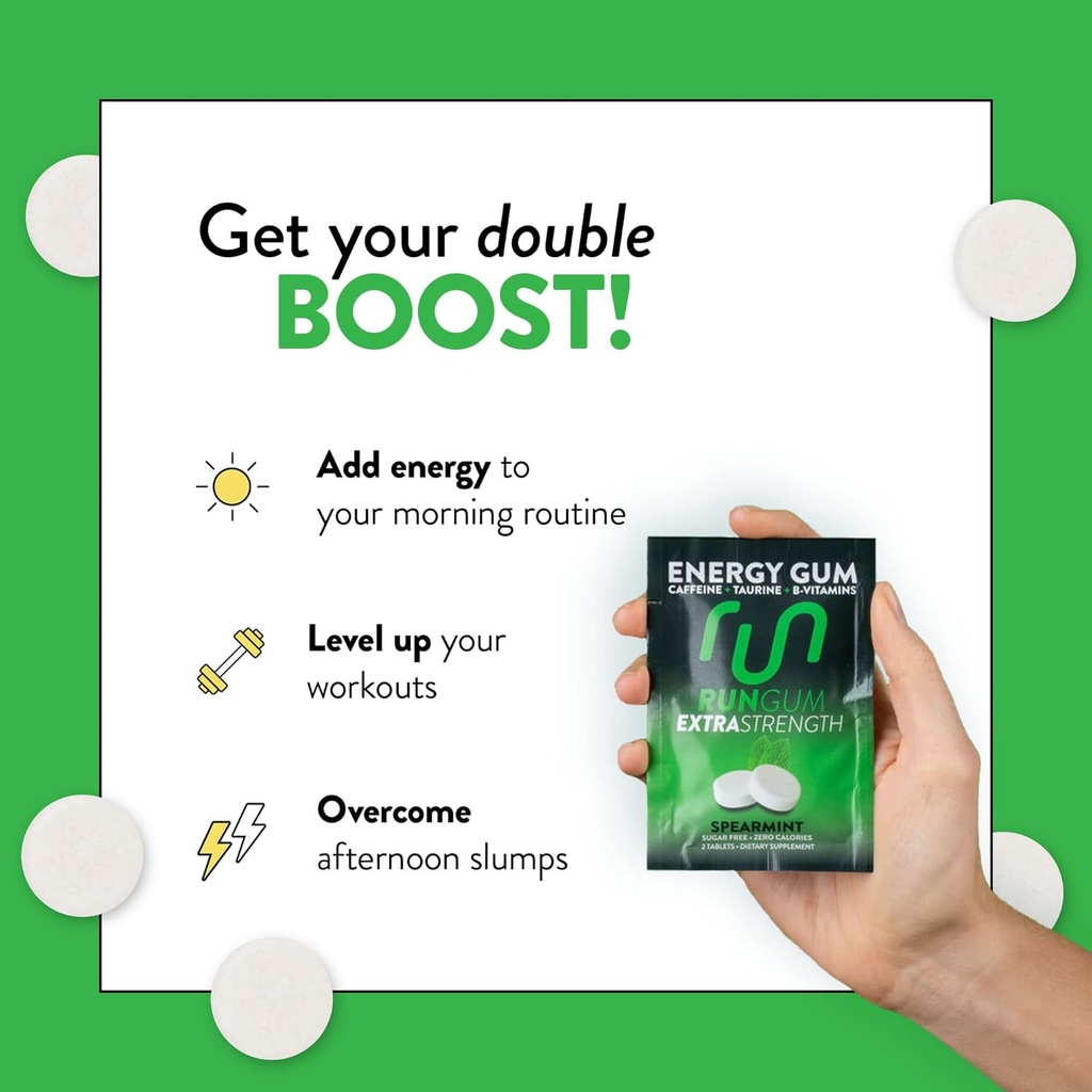 Spearmint - Box of 12 packs (24 gum pieces) 4