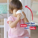 Enfagrow Premium Toddler Nutritional Drink, Made with Real Milk, Brain-Building Omega-3 DHA, Nutrients and Prebiotics for Growth & Immune Support, Non-GMO, Toddler Milk Powder, 32 Oz Can 3