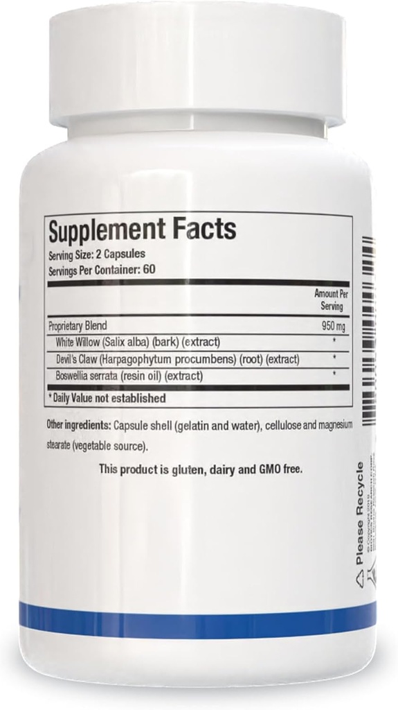 Biotics Research Bio Allay Supports Overall Physiological Balance, Joint Flexion and Comfort, Cartilage and Joint Support, White Willow, Devil’s Claw, Boswellia, 120 Capsules 4