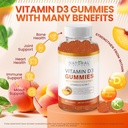 Natural BioScience Sugar Free Vitamin D3 K2 Gummies 5000 IU & Iron Gummies with Vitamin C, Extra Strength, Immune Support, Bone Health, Heart Health, Energy Support, 60 Gummy Vitamins 3