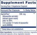 Life Extension 5-LOX Inhibitor with AprèsFlex®, 100 mg, standardized Boswellia serrata Extract, Promotes Joint, Cell & arterial Health, Gluten-Free, Non-GMO, Vegetarian, 60 Capsules 4