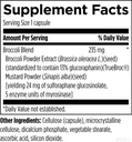 Designs for Health BroccoProtect Broccoli Seed & Mustard Seed Supplement - Enhanced with Myrosinase Enzyme to Optimize Bioavailability (90 Capsules) 4