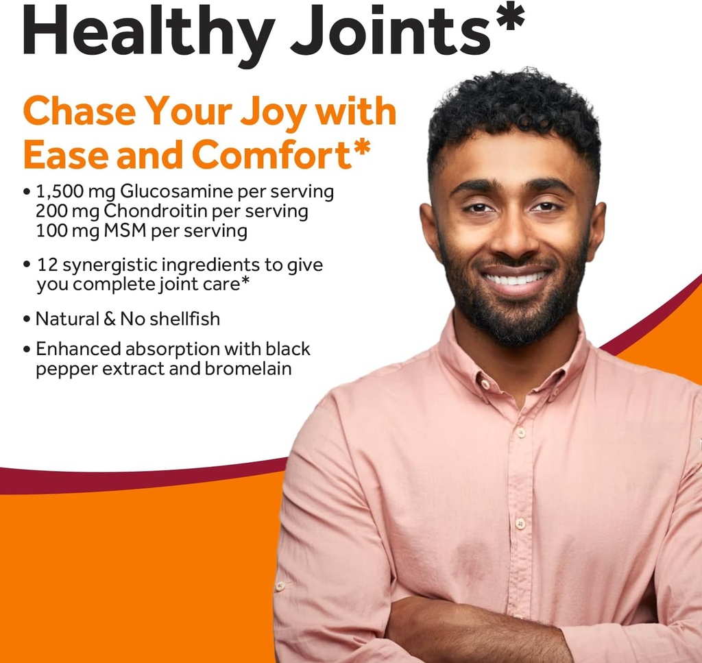 Doctor's Recipes Iron 65 mg & Glucosamine Chondroitin MSM Bundle, Healthy Iron Levels & Comfortable Joints, Iron Tablets 60 ct & Joint Support Tablets 90 ct 6