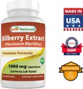 Best Naturals Bilberry Extract 1000mg & Vanadium 2 mg with Chromium 6