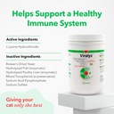 Vetoquinol Viralys Daily L-Lysine Powder for Cats and Kittens, Fish Flavored Lysine Supplement for Cats and Kittens to Support Immune Health, Normal Eye Function and Respiratory Health, 600gm 3