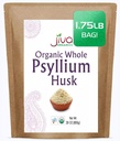 Jiva Organics Whole Psyllium Husk (Isabgol) 1.75 LB (28 Oz) Jumbo Bag - Non-GMO, Unflavored - Keto Friendly, Soluble Fiber 2