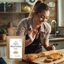 Jiva Organics Whole Psyllium Husk (Isabgol) 1.75 LB (28 Oz) Jumbo Bag - Non-GMO, Unflavored - Keto Friendly, Soluble Fiber 6
