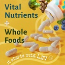 LUV Everyday™ Men's Multivitamin Men's Adult Formula Daily Nutritional Support with Iron Calcium KSM-66 Ashwaganda CoQ10 and Lycopene - Highly Bioavailable Non GMO Gluten Free Vegetarian - 60 Capsules 5