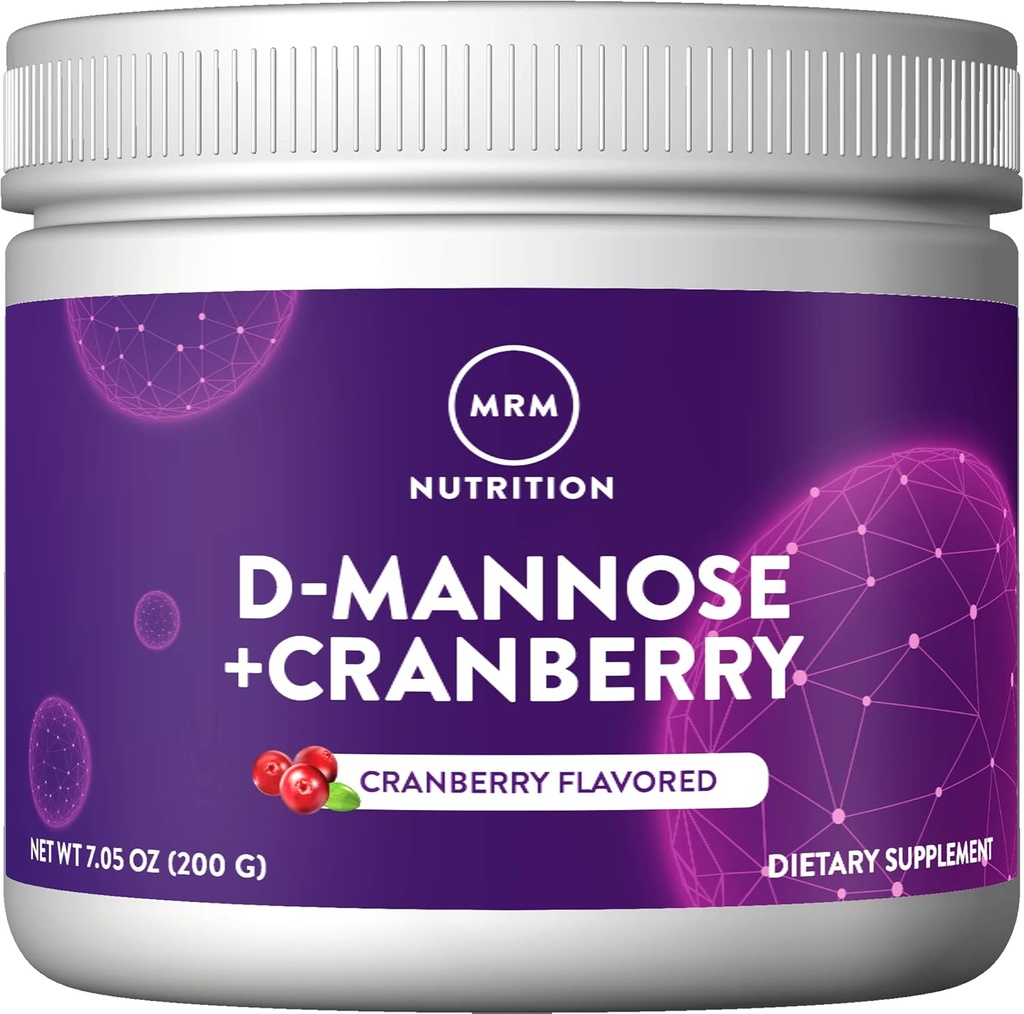 MRM Nutrition D-Mannose + Cranberry | Cranberry Flavored | Urinary Tract + Bladder Health | Low-Sugar | Gluten Free + Vegan | 40 Servings 2