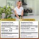 Go Nutrients Intestinal Edge + Liquid Drops Supplement Chlorophyll - Effective Detox, Cleanse & Energy Combo | No GMO’s | No Preservatives 3