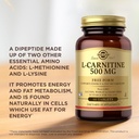 Solgar L-Carnitine 500 mg - 60 Tablets - Non-GMO, Vegan, Gluten Free, Dairy Free, Kosher - 30 Servings 5