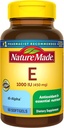 Nature Made dl-Alpha Vitamin E 1000 IU Softgels 60 ea (Pack of 2) 4