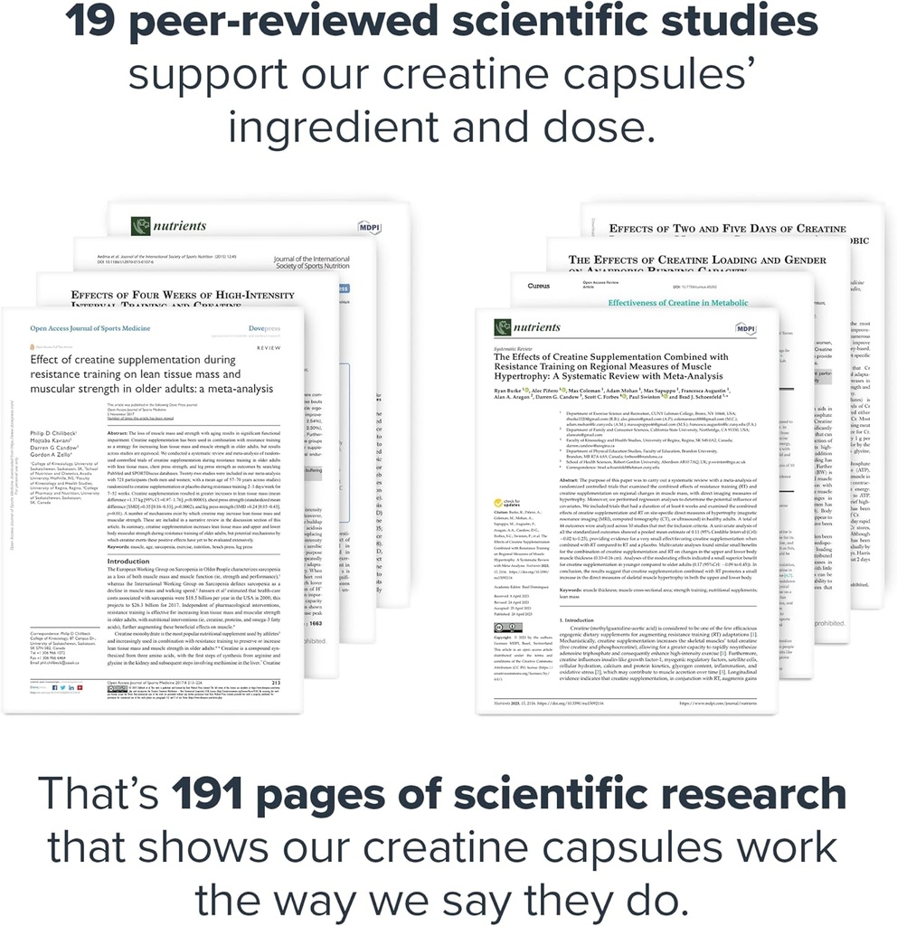 LEGION Micronized Creatine Monohydrate Supplement - Clean Creatine Powder for Muscle Gain & Post Workout Recovery - Micronized Creatine Supplement for Maximum Absorption (30 Servings, Capsule) 4