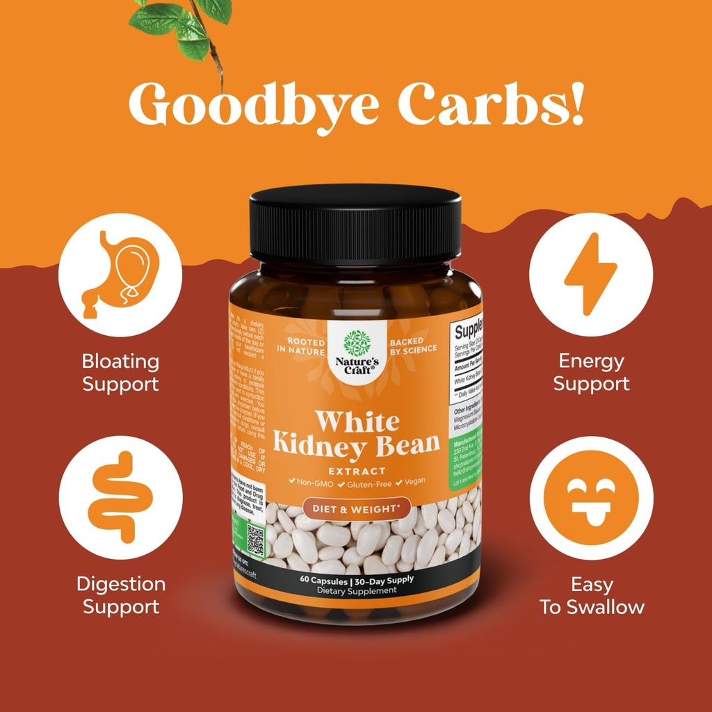 Bundle of Milk Thistle Liver Support Supplement and White Kidney Bean Energy Booster - Herbal Liver Supplement with Silymarin Milk Thistle - Natural Energy Pills and White Bean Extract Supplements 6