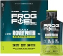 Frog Fuel Power Regular & Power Energized Complete Protein Shot Bundle, 15g Protein Nano-Hydrolyzed Grass Fed Collagen, Post Workout, Fat & Sugar Free, 22 Amino Acids, Berry, 1 oz Packets, 48 Pack 4