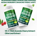 25x Concentrated Citrus Bergamot Extract Capsules, 150 Veggie Capsules, Citrus Bergamot 1000mg Capsules, Non-GMO, Gluten-Free, All Natural, Vegetarian Capsules 5