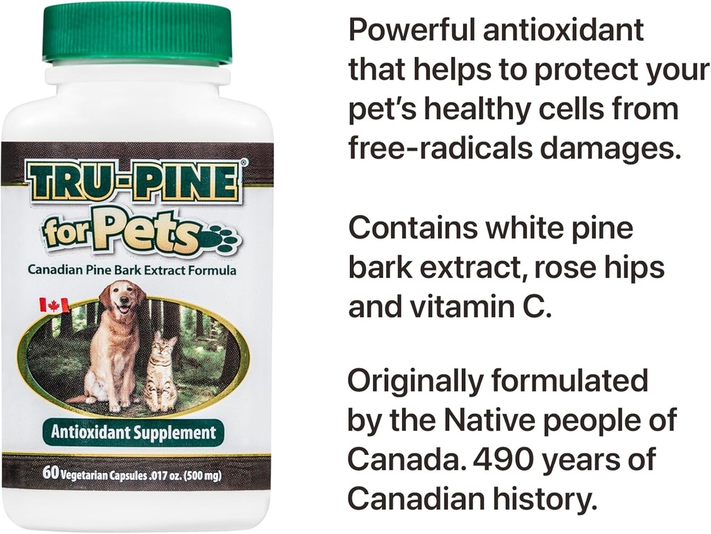 Essiac International Tru-Pine for Pets, 60 Capsules 3