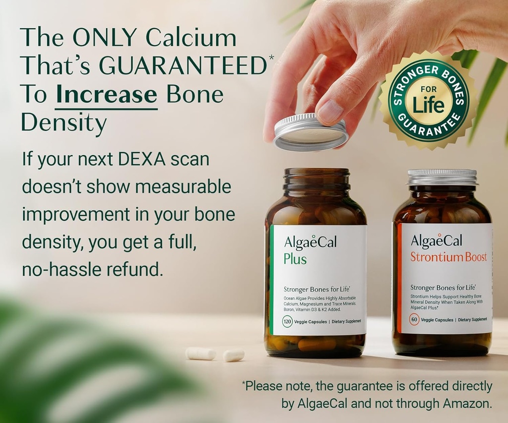 ALGAECAL Ultimate Bone Bundle - D3 Complete (1000 IU) + K2, Vitamin E, Vitamin A & Plant-Based Calcium for Increased Bone Density & Omega 3 Fish Oil with 1200mg EPA DHA 6