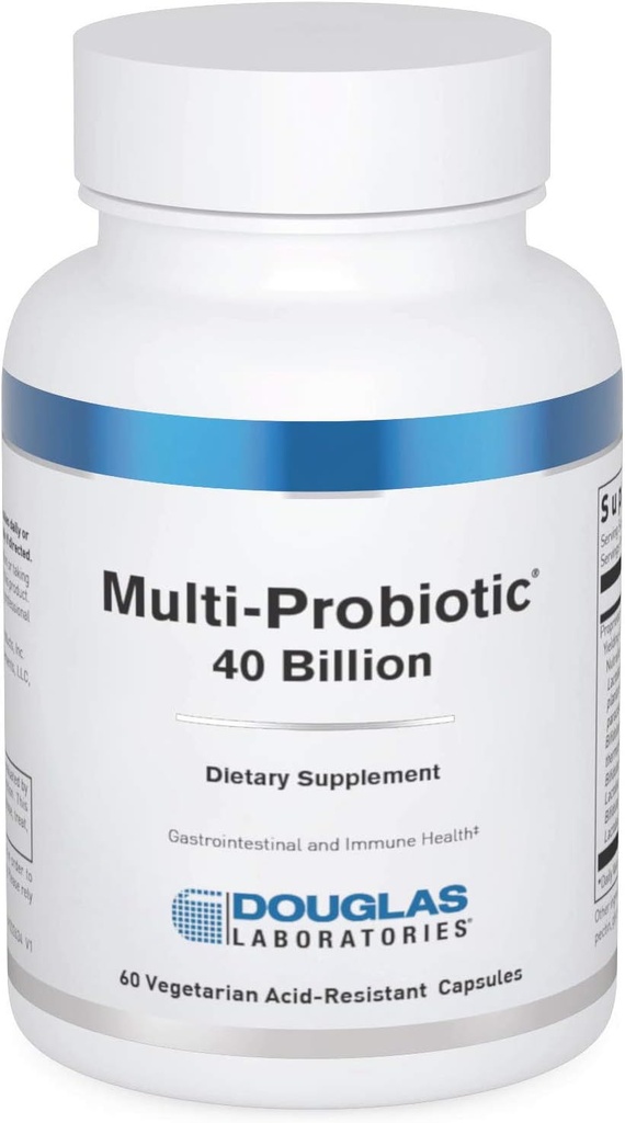 Douglas Laboratories Multi-Probiotic 40 Billion | Provides Probiotics and Prebiotics to Support Gut Microflora and Immunity* | 60 Vegetarian Acid-Resistant Capsules 2