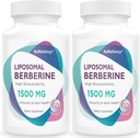 Liposomal Berberine Supplement 1500mg - Third Party Tested, High Bioavailability Berberine HCL Capsules for Women and Men, AMPK Activator for Cardiovascular Health, Sugar-Free, Non-GMO,120 Softgels 2