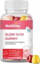 Glow Skin Gummy Vitamins, 60 Count, Apple Flavored, Vegan, Gelatin Free, Gluten Free, Nut Free, Glowing & Hydrated Skin, Reduced Eczema, Reduced Wrinkles 2