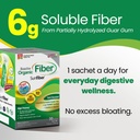 LABO Nutrition Bioactive Organic Fiber – Sunfiber PHGG Soluble Prebiotic Fiber for Digestive Regularity & Gut Health – Partially Hydrolyzed Guar Gum, Low FODMAP, Unflavored, Vegan, Non-GMO, 30 Sachets 4