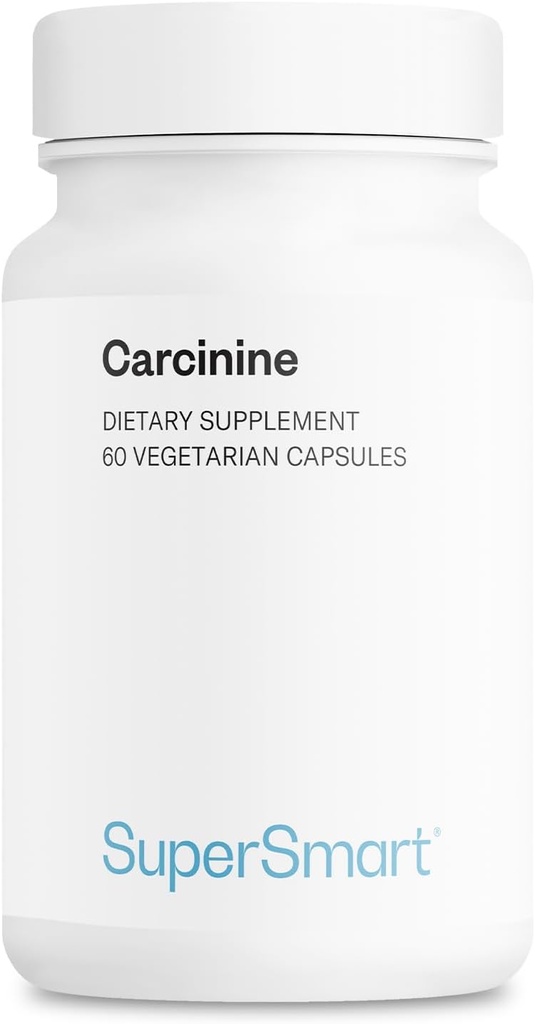 Supersmart - Carcinine 300mg per Day (Patented) - Stable L-Carnosine Supplement | Non-GMO & Gluten Free - 60 Vegetarian Capsules 2