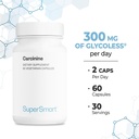 Supersmart - Carcinine 300mg per Day (Patented) - Stable L-Carnosine Supplement | Non-GMO & Gluten Free - 60 Vegetarian Capsules 6