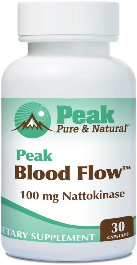 Peak Pure & Natural Peak Blood Flow - Nattokinase Supplement - Healthy Blood Circulation Supplements for Adults | 100mg - 30 Capsules 2