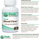 Peak Pure & Natural Peak Blood Flow - Nattokinase Supplement - Healthy Blood Circulation Supplements for Adults | 100mg - 30 Capsules 4