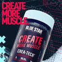 Blue Star Nutraceuticals CREA-TECH - Creapure Creatine Monohydrate - w/Electrolytes. Creatine + Electrolytes Capsules - Build Muscle and Increase Strength | 30 Day Supply - 120 Veggie Capsules 3