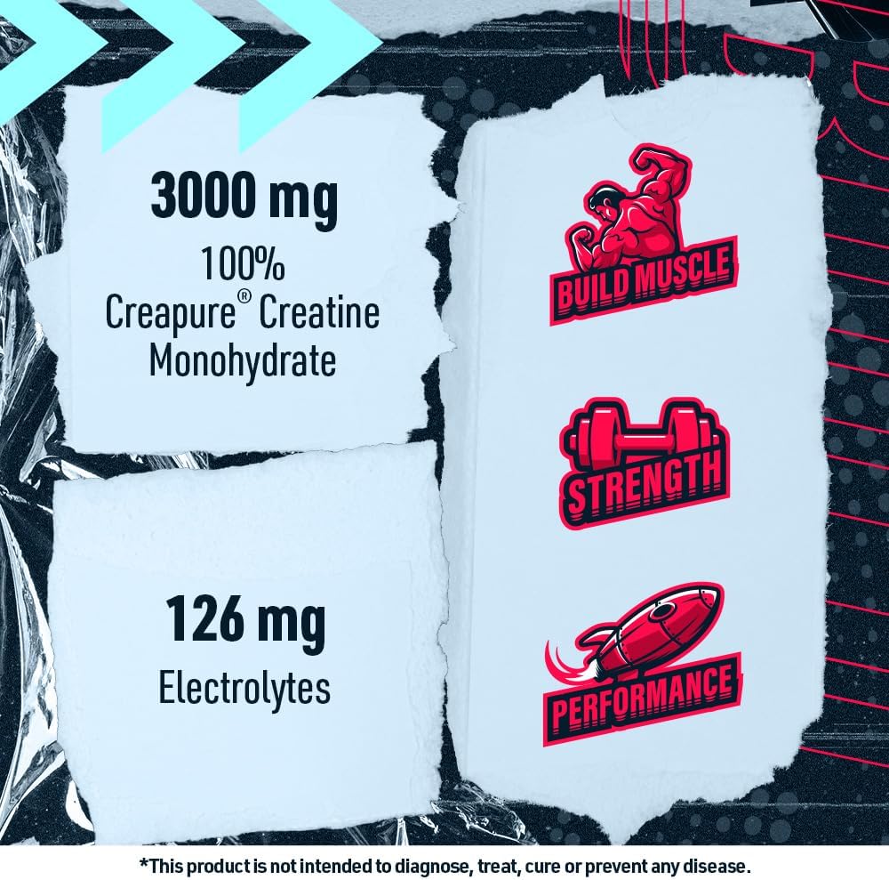 Blue Star Nutraceuticals CREA-TECH - Creapure Creatine Monohydrate - w/Electrolytes. Creatine + Electrolytes Capsules - Build Muscle and Increase Strength | 30 Day Supply - 120 Veggie Capsules 5