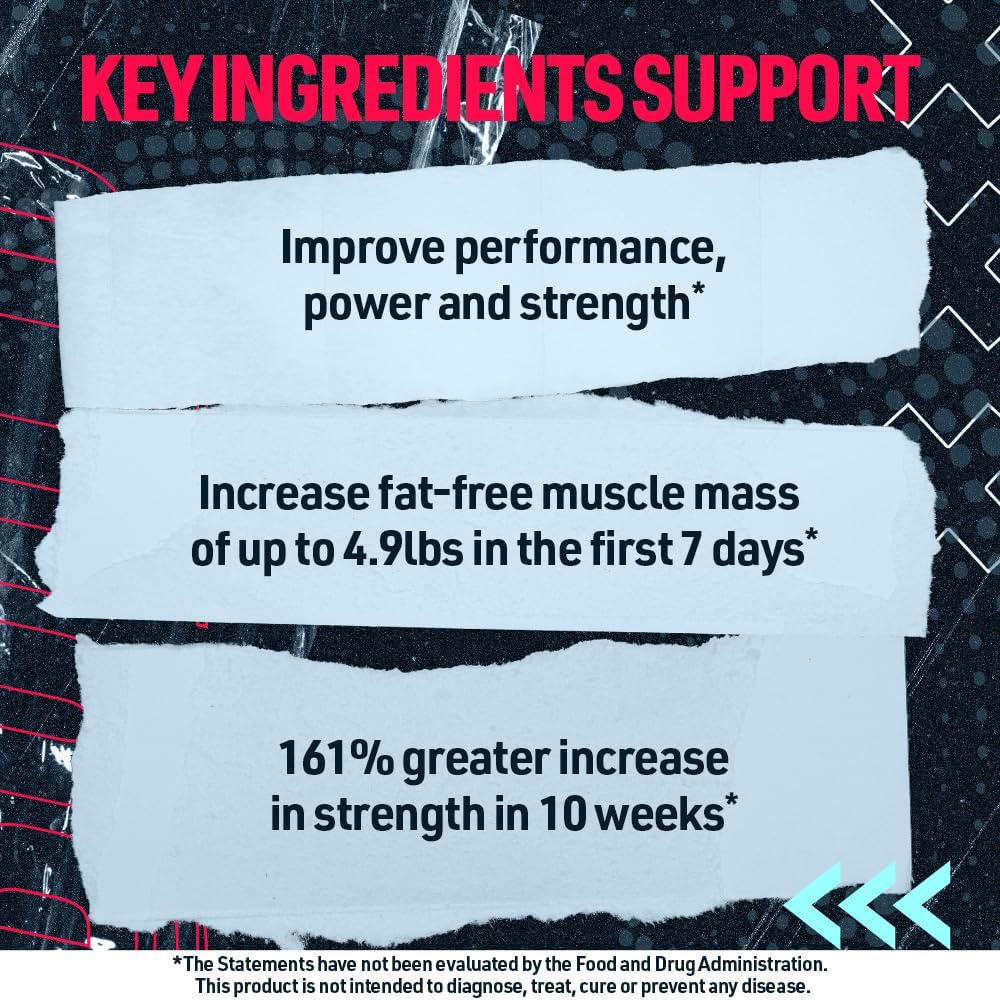 Blue Star Nutraceuticals CREA-TECH - Creapure Creatine Monohydrate - w/Electrolytes. Creatine + Electrolytes Capsules - Build Muscle and Increase Strength | 30 Day Supply - 120 Veggie Capsules 6