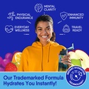 GoHydrate Instant Hydration Powder Packets - Low Sodium Electrolytes Drink Mix - Natural Hydration Support, Sugar Free Electrolyte Flavored Powder Drink with Vitamin D, 30 Packs, Kiwi Strawberry 4