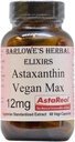 Barlowe's Herbal Elixirs Astaxanthin Supplements | AstaReal Astaxanthin Vegan Max 12mg | 60 Veggie Capsules | Astaxantina 2