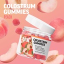 Zest Colostrum Supplement Gummy Chews for Adults - Ethically Sourced High IgG for Hair Health, Gut, Immunity, Bloating, Skin & Nails - Keto & Gluten Free - Peach Flavor (60 Gummies, 1,000mg Colostrum) 3