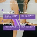 PWDRS Pre-Workout Powder, All Natural Pre Workout for Energy, Pump, Endurance & Strength, with Caffeine (Rainbow Snowcone) 5