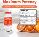 C-Salts Vitamin C Powder Supplement - 100% Pure High Dose Buffered Vitamin C Powder for Immune Support - Organic, Sugar-Free, Vegan, Non-GMO, Stomach-Friendly, Blood Orange 26oz 4