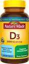 Nature Made Vitamin D3 1000 IU (25 mcg), Vitamin D Supplement for Bone, Teeth, Muscle and Immune Health Support, 100 Softgels, 100 Day Supply 2