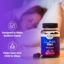 Nested Naturals Luna Kids Sleep Gummies - Non-Habit Forming Kids Melatonin Gummy with Valerian Root, Chamomile, and Lemon Balm - Children's Melatonin Sleep Aid - Mixed Berry, 60 Vegan Gummies 6