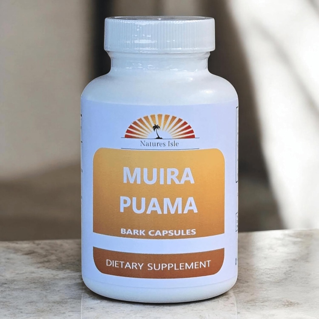 Generic Muira Puama Bark Powder Capsules 500mg - 240 2