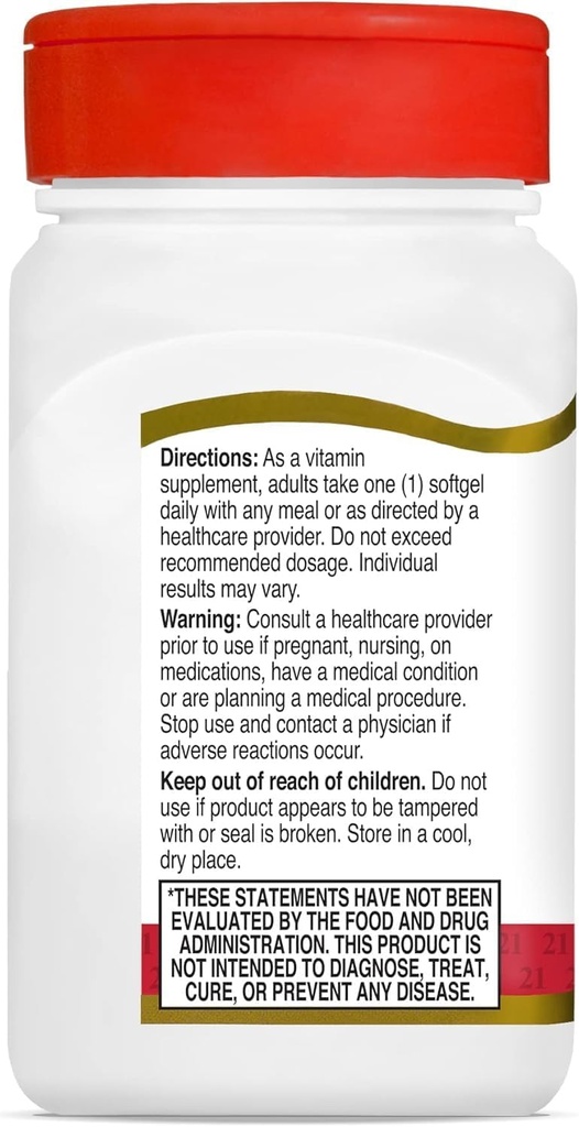 21st Century D3 2000 IU Softgels, 250 Count 5